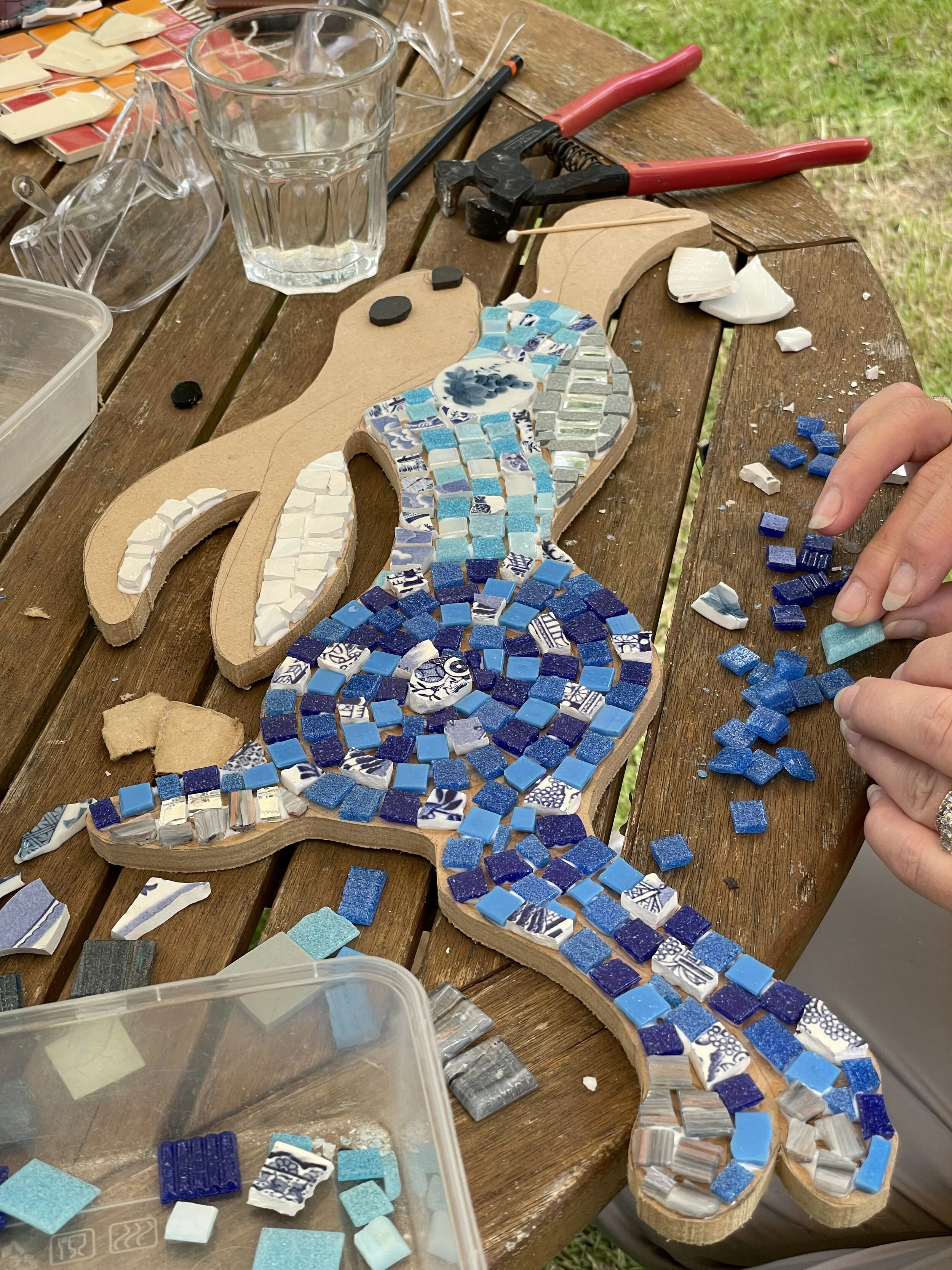 Mosaic Hare Workshop with Emma Leith