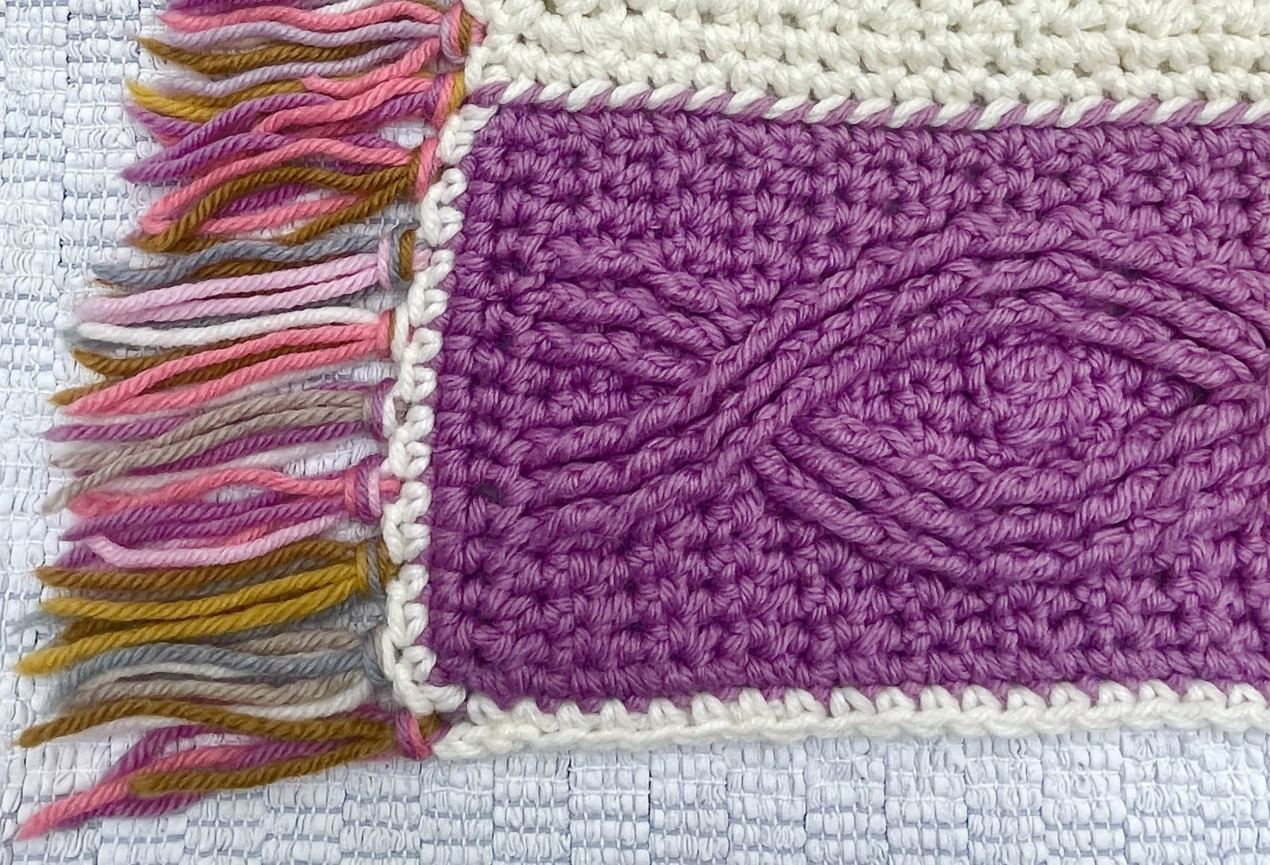 Cable Crochet Blanket by Emma Leith close up.jpeg