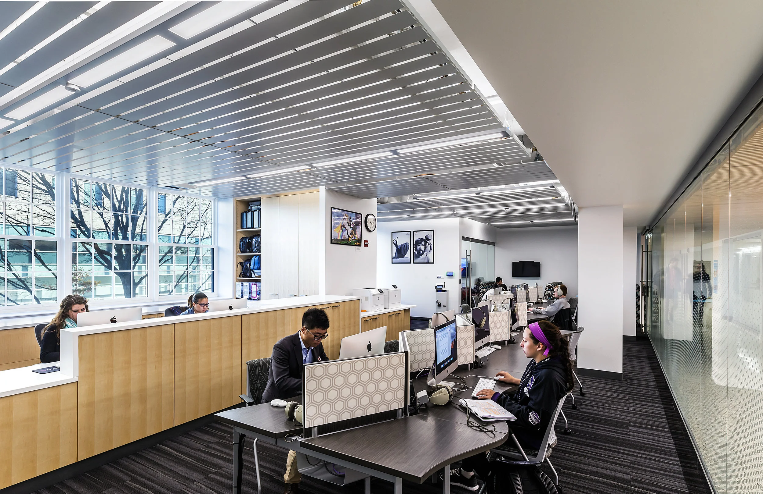 Northwestern University Kresge Centennial Hall: Furniture, Lighting, Materials and Ergonomics Affect Occupant Health and Comfort at No Additional Cost