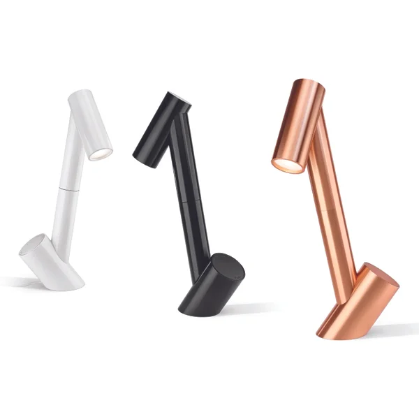 I love the Giraffa lights by Pablo for Haworth. They are playful, the perfect scale for a desktop, and look amazing in residential applications!