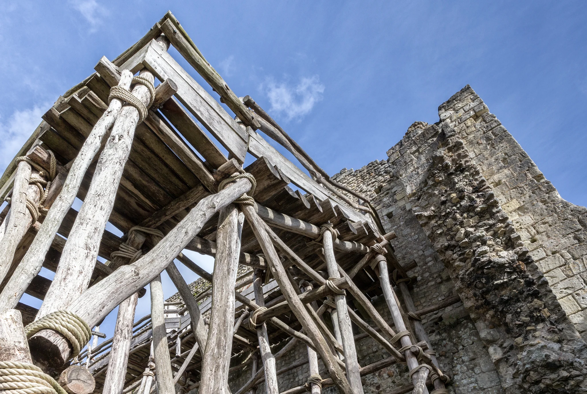 Historically Correct, Wooden Scaffolding