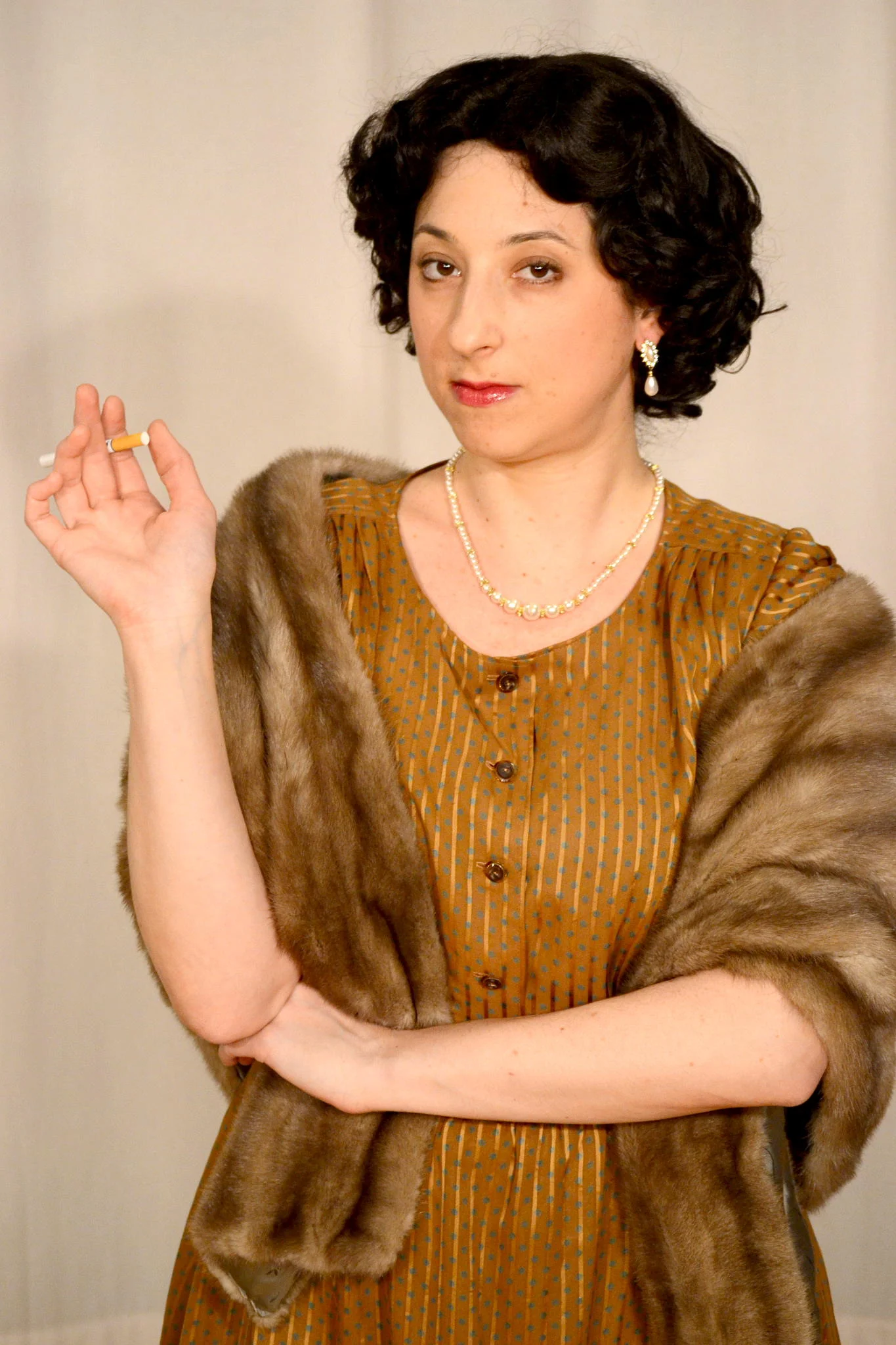  Kimberly Faye Greenberg as Lillian Hellman in Little Wars&nbsp; Photo Credit: Samantha Mercado-Tudda&nbsp; 