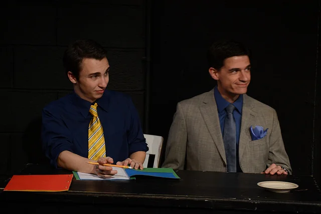 Brian Piehl as Randy | Colin Fisher as Eddie Dowling Photo Credit: Samantha Mercado-Tudda