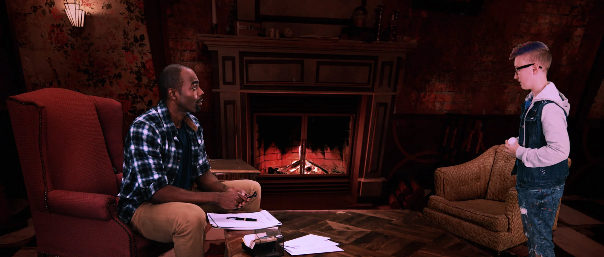 [Left to Right] Clifton Duncan as Pip and Em Grosland as Smike | Photo by: Tyler Milliron