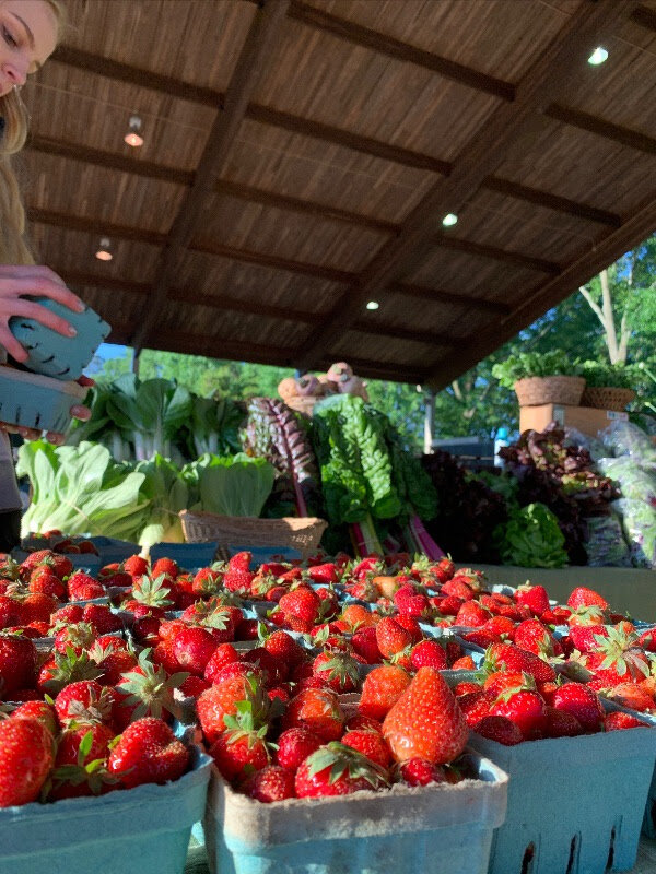 The FARM-Rx program in 2020 and 2021 provided contactless pickup and delivery for CSA boxes of fresh produce sourced from local farms. Photo Credit: Monica Bledsoe