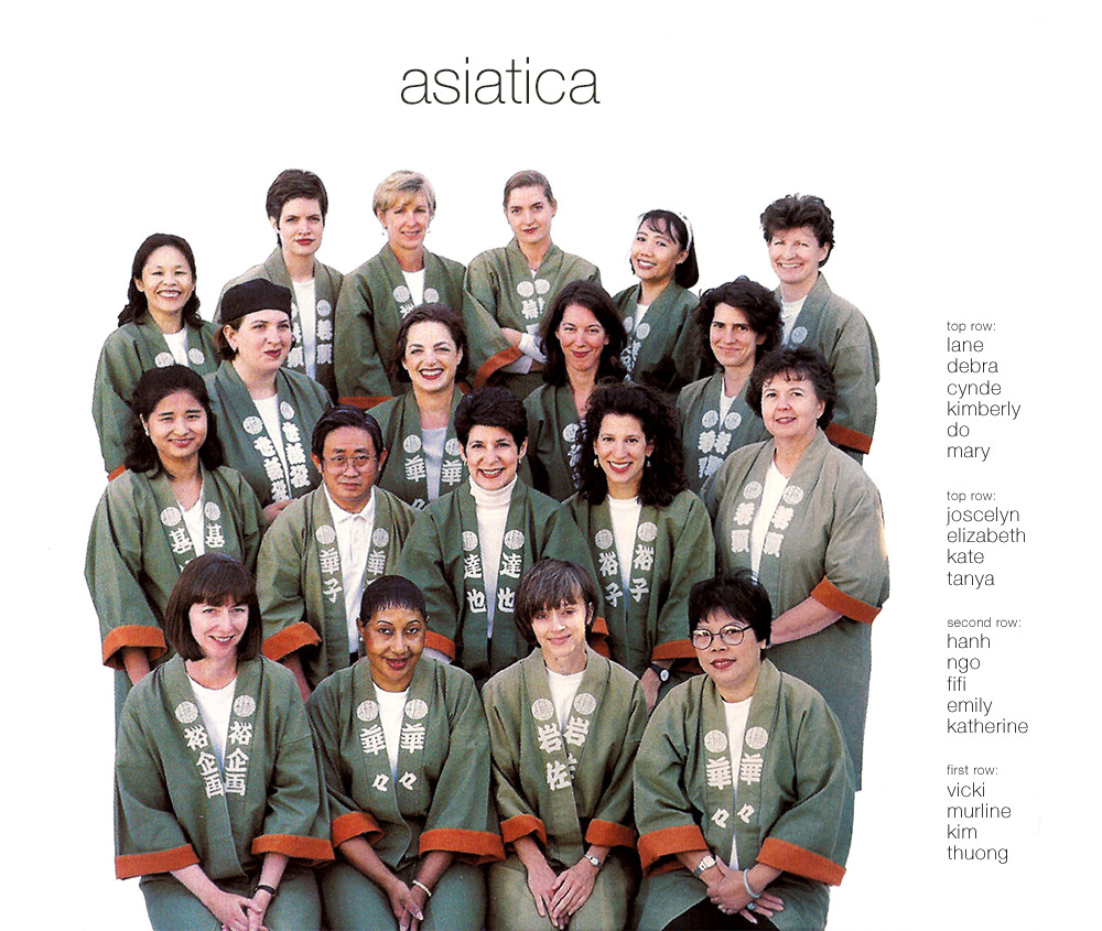 Above: Asiatica team, 1998