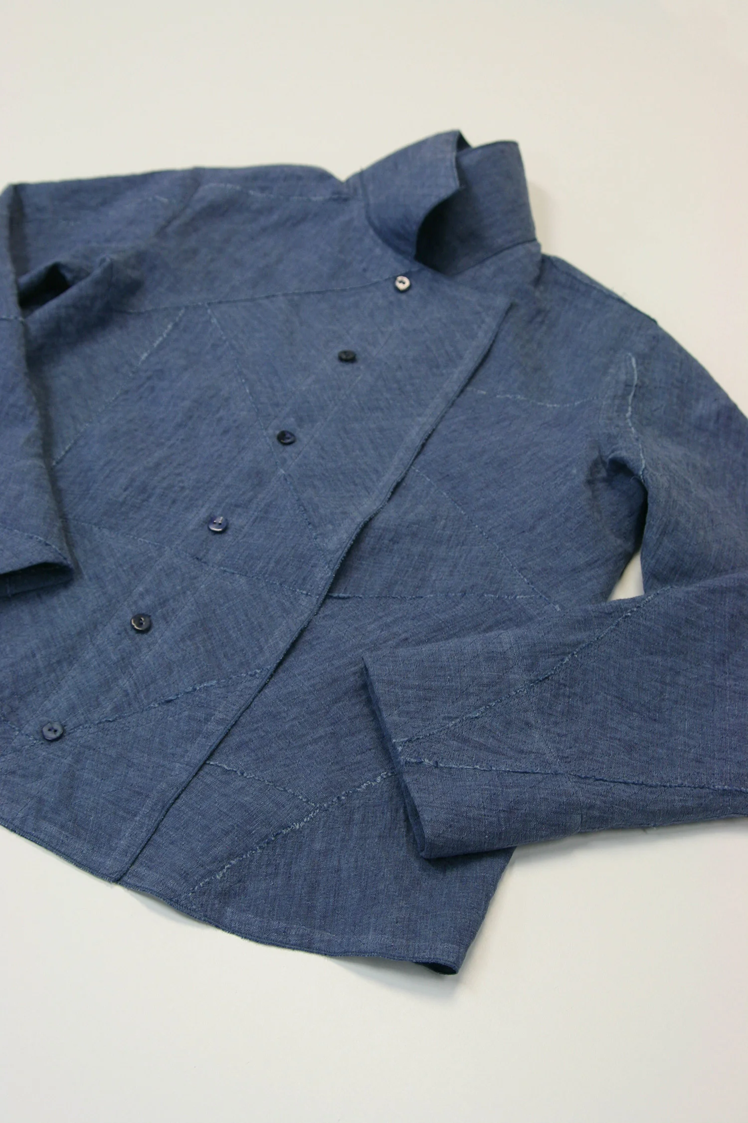 The finished Flag Shirt — ready to be shipped out from our Kansas City workshop.