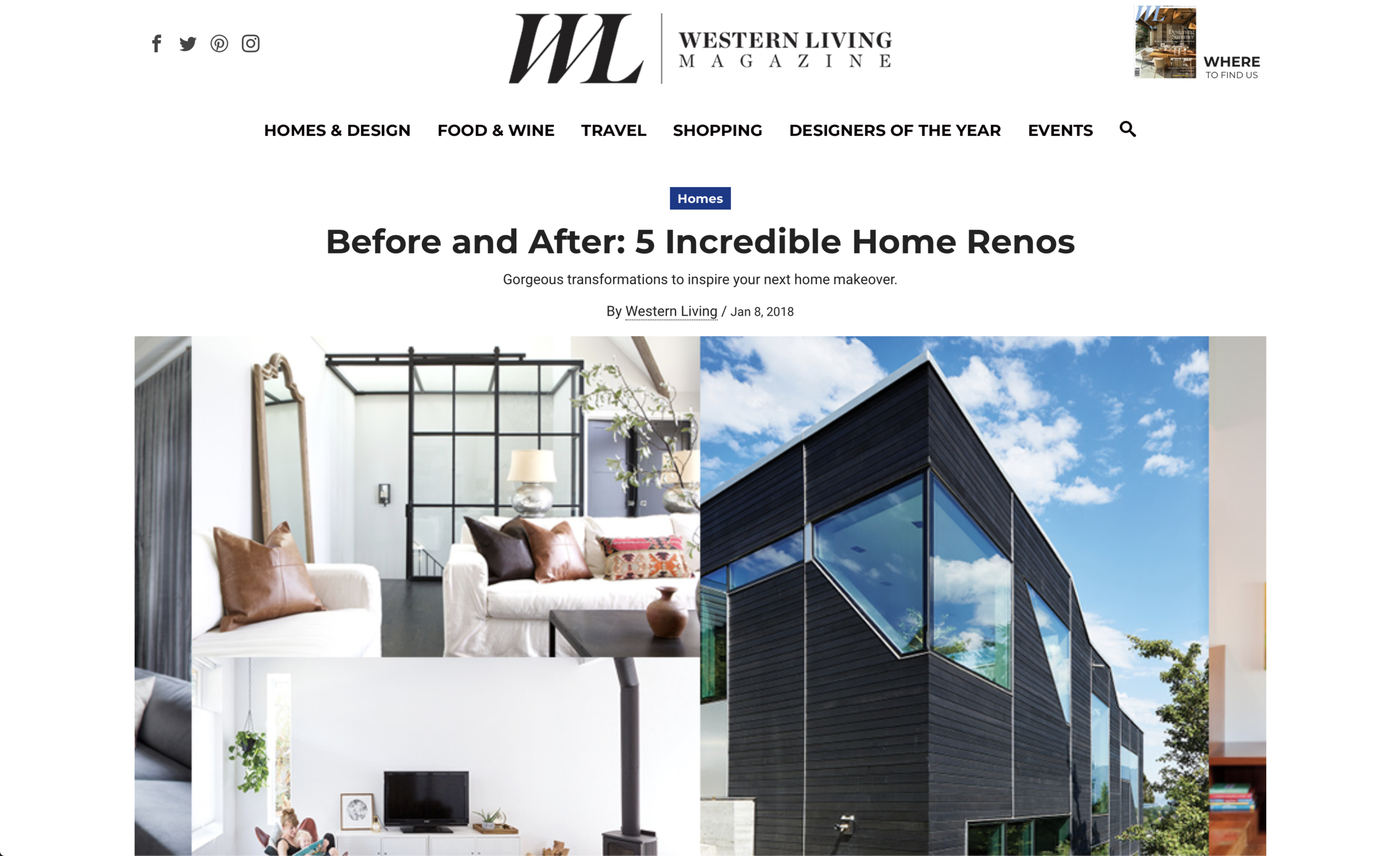 Western Living 2018 - Before and After: 5 Incredible Home Renos 