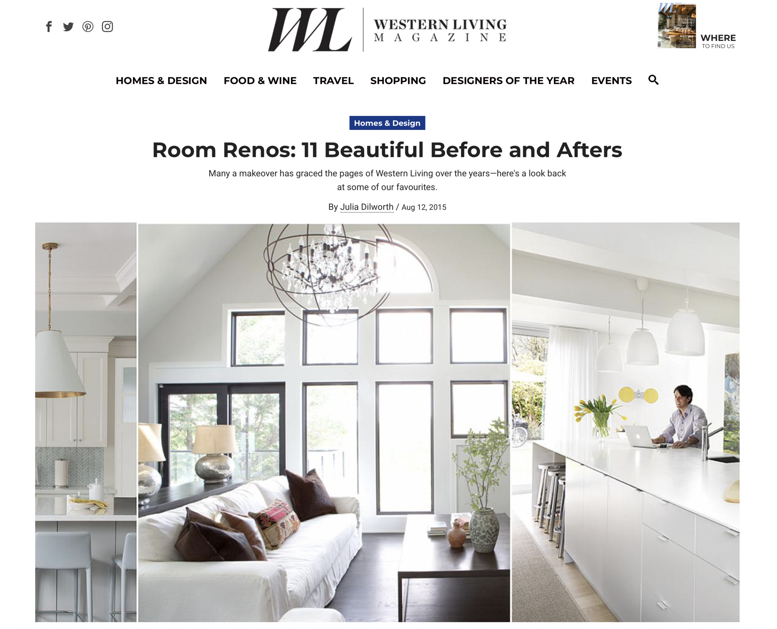 WESTERN LIVING 2015 - ROOM RENOS: 11 BEAUTIFUL BEFORE AND AFTERS