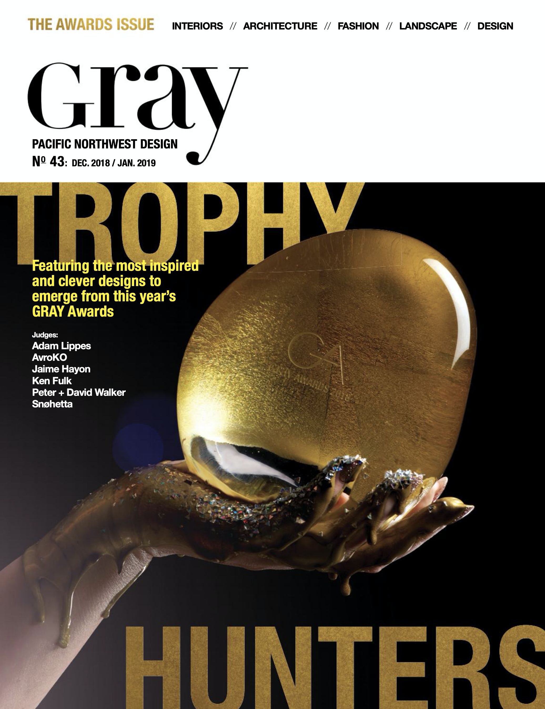 GRAY MAGAZINE 2019 - EDITOR'S PICKS 'BEST SURPRISE SOLUTION'