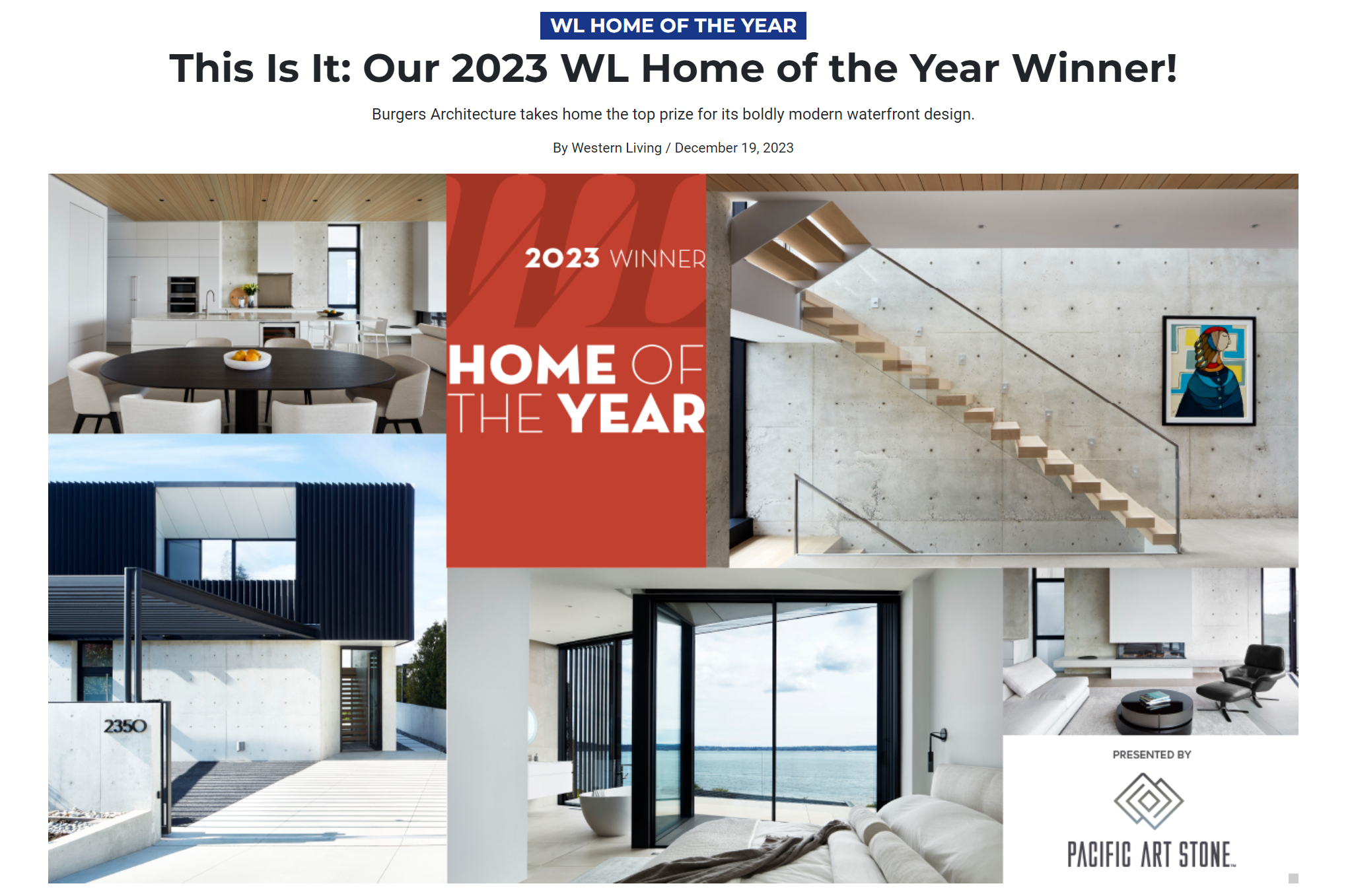WESTERN LIVING 2023 - HOME OF THE YEAR
