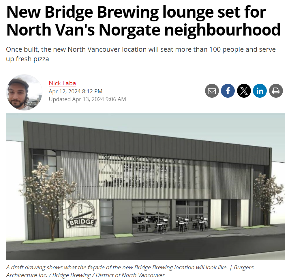 NORTH SHORE NEWS 2024 - NEW BRIDGE BREWING LOUNGE
