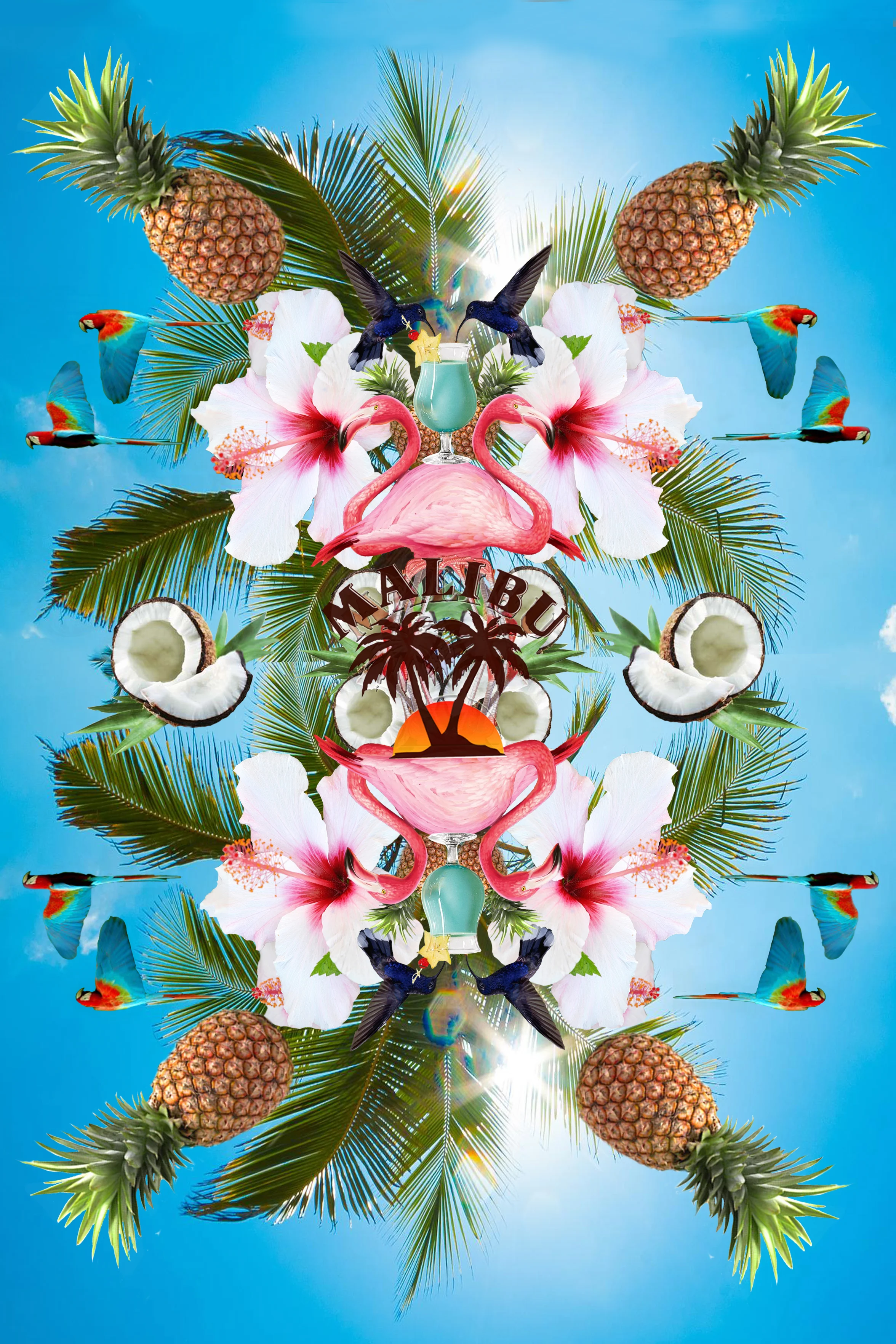 T-Shirt Design for Malibu Sommer 2014