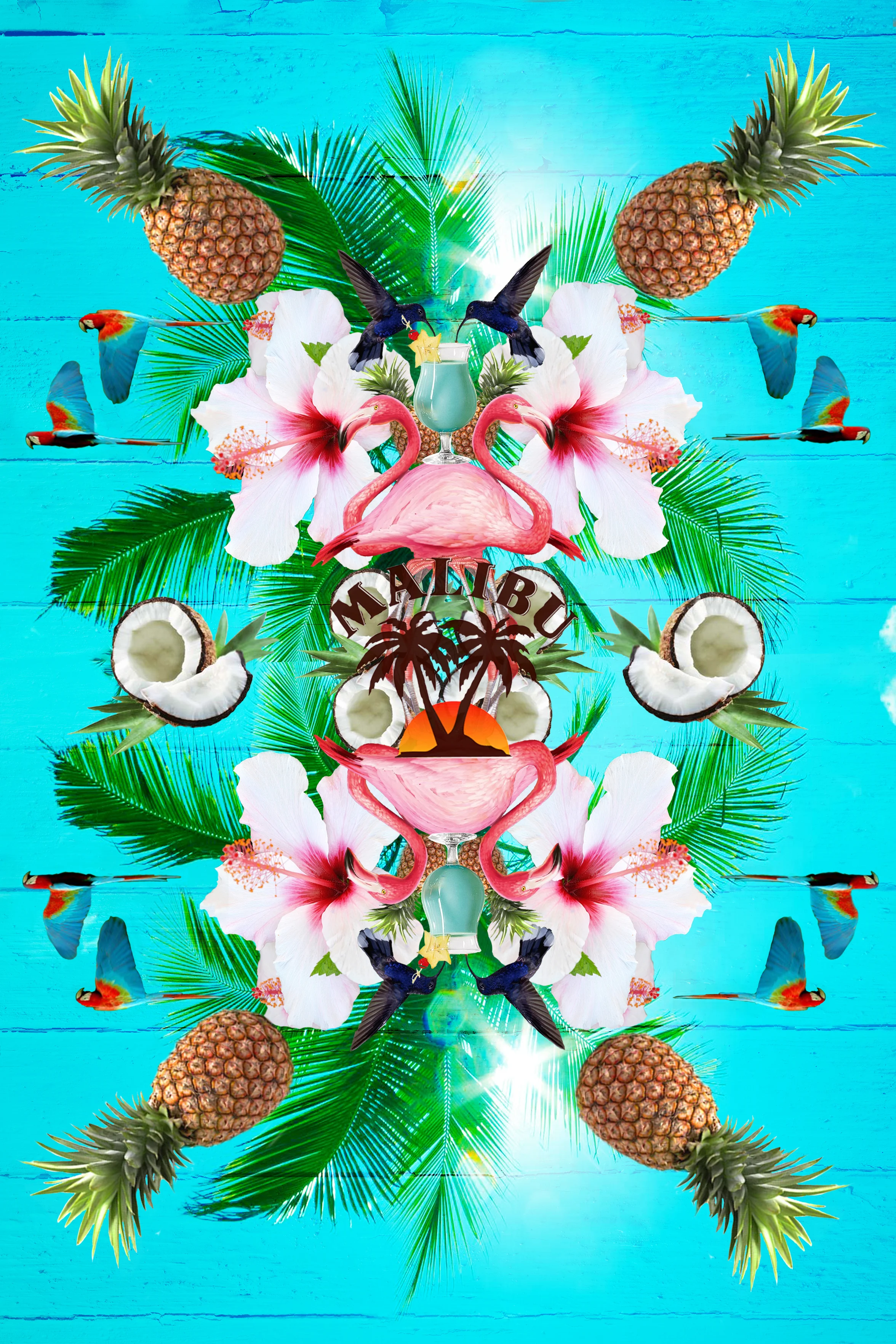 T-Shirt Design for Malibu Sommer 2014