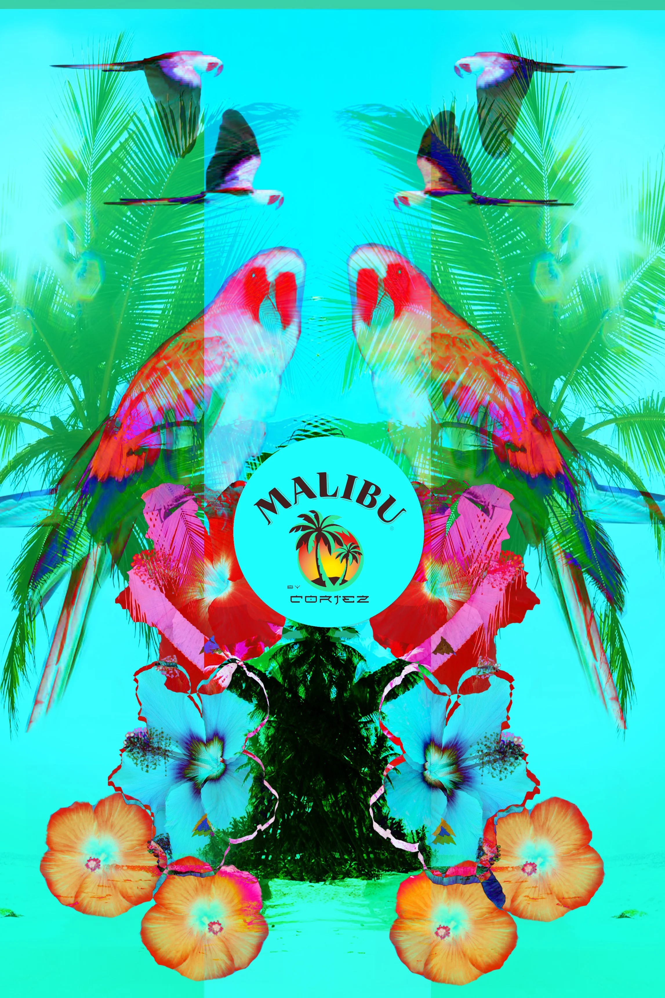 T-Shirt Design for Malibu Sommer 2014