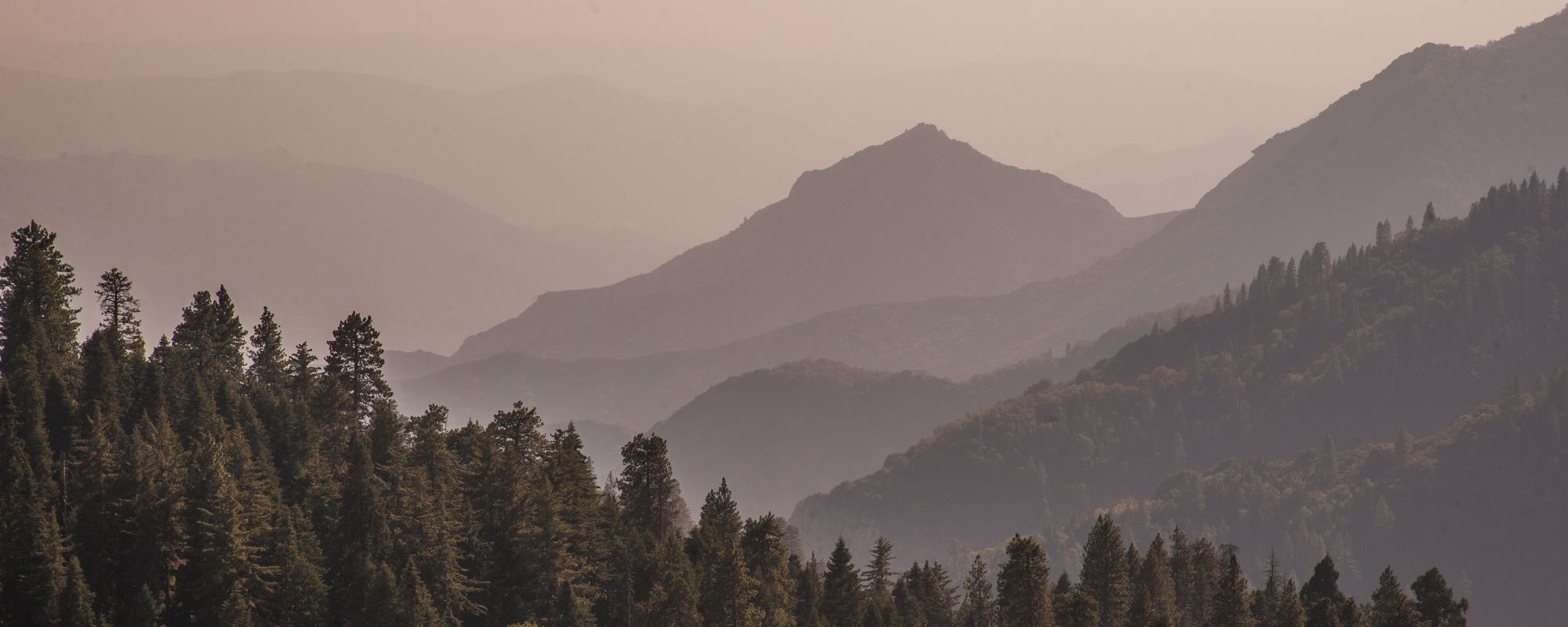 Mist over the Sierras