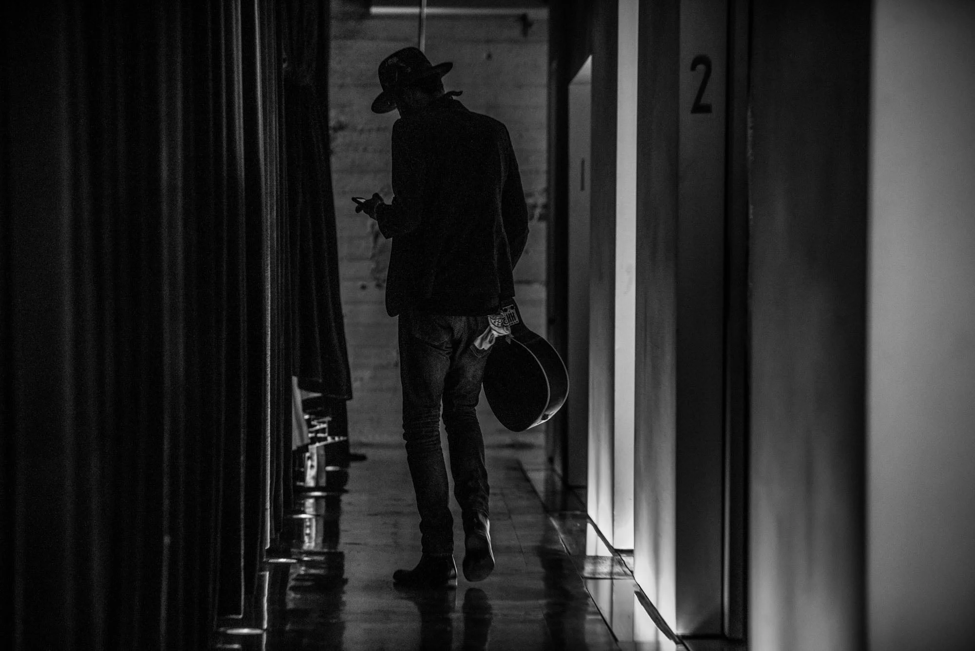Emmett Skyy roaming the maze of hallways at the world famous East West Studios in Hollywood