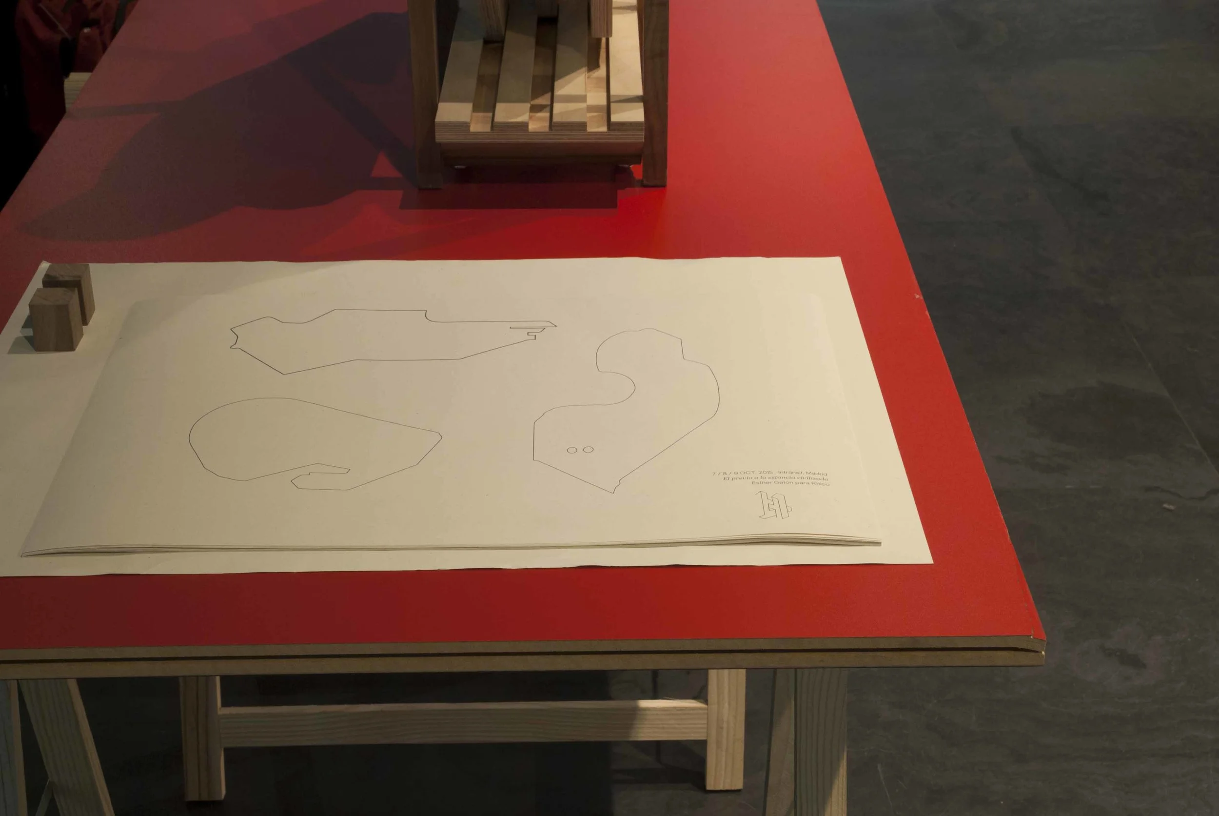 Proyecto "El previo a la estancia civilizada" en la Sala Jardín, Museo del Traje. Madrid
