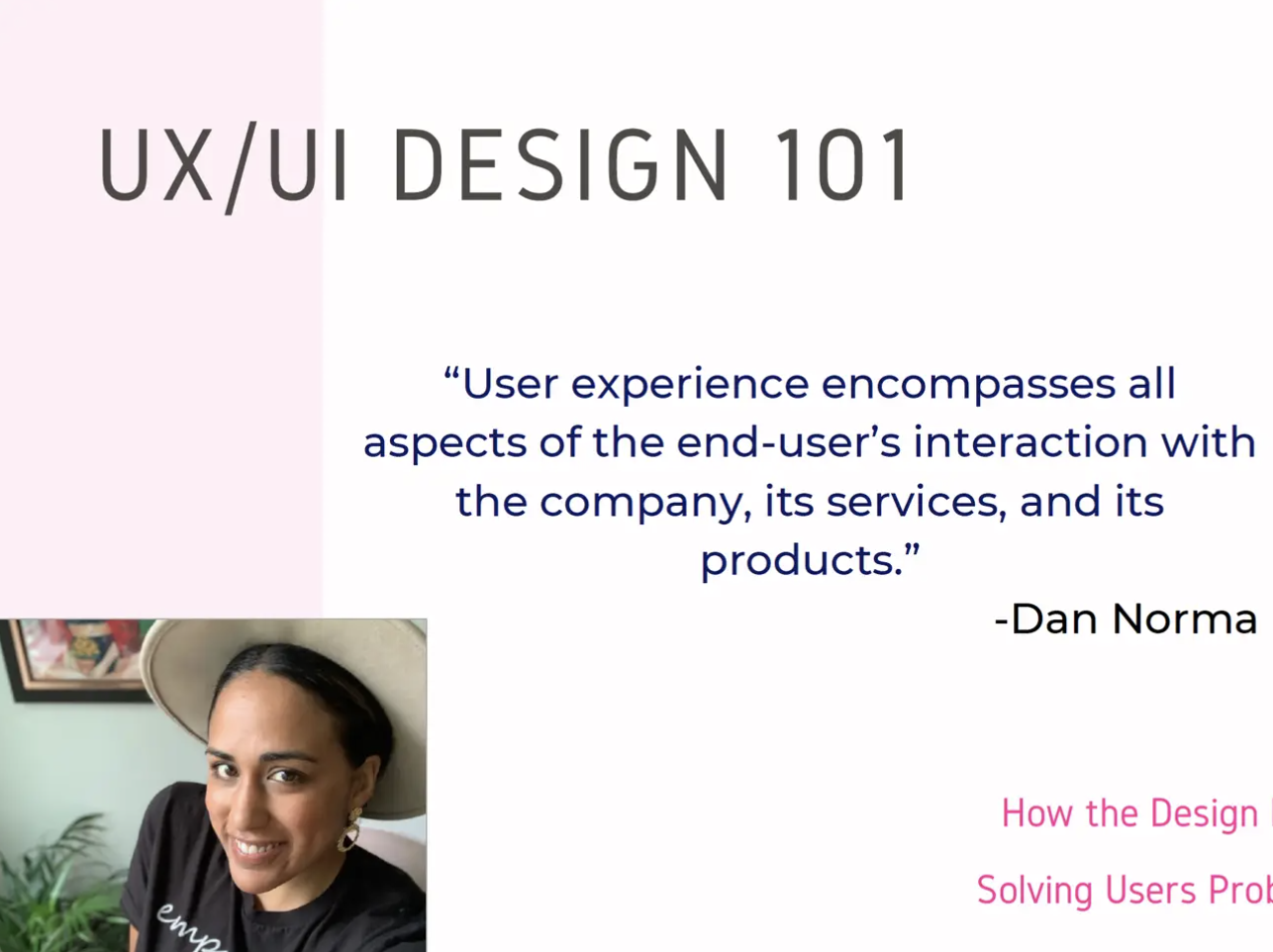 She Designs Presents Episode 2: How to transition into UX Design Webinar
