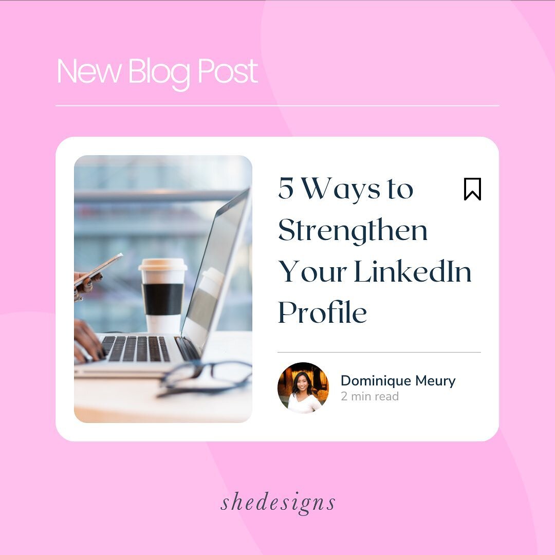 ✨ Ready to make your LinkedIn profile stand out from the crowd? 

Discover the top 5 strategies in our latest blog post on &lsquo;5 Ways to Strengthen Your LinkedIn Profile.&rsquo; 🚀📊 

Elevate your professional presence, showcase your skills, and 