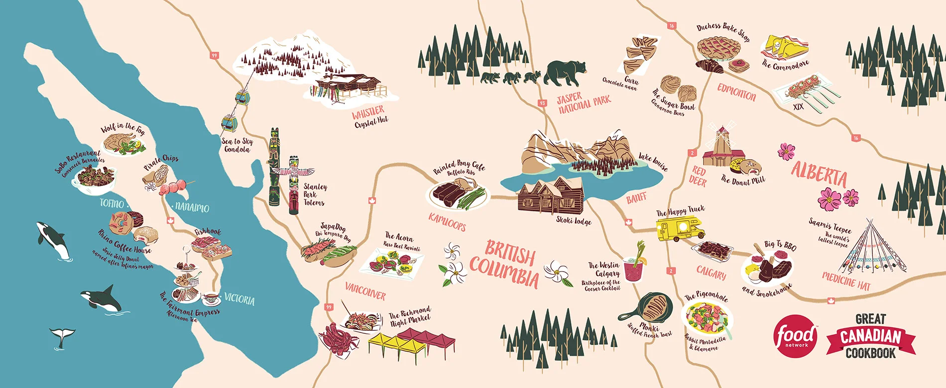 Great Canadian Cookbook - BC & Alberta
