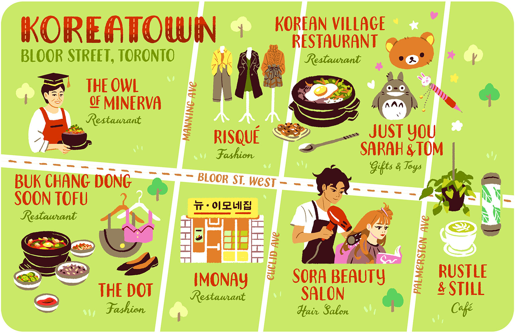 Koreatown Map