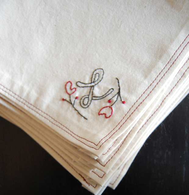 Monogrammed Cloth Napkins