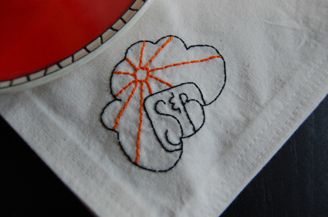 sunburst monogram