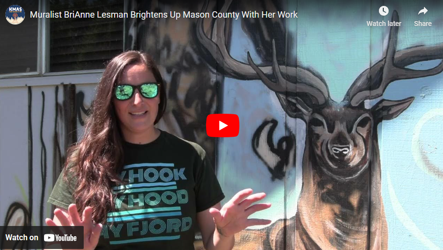 Muralist BriAnne Lesman Brightens Up Mason County With Her Work