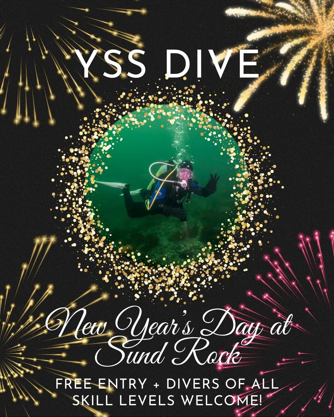 New Years Day at Sund Rock