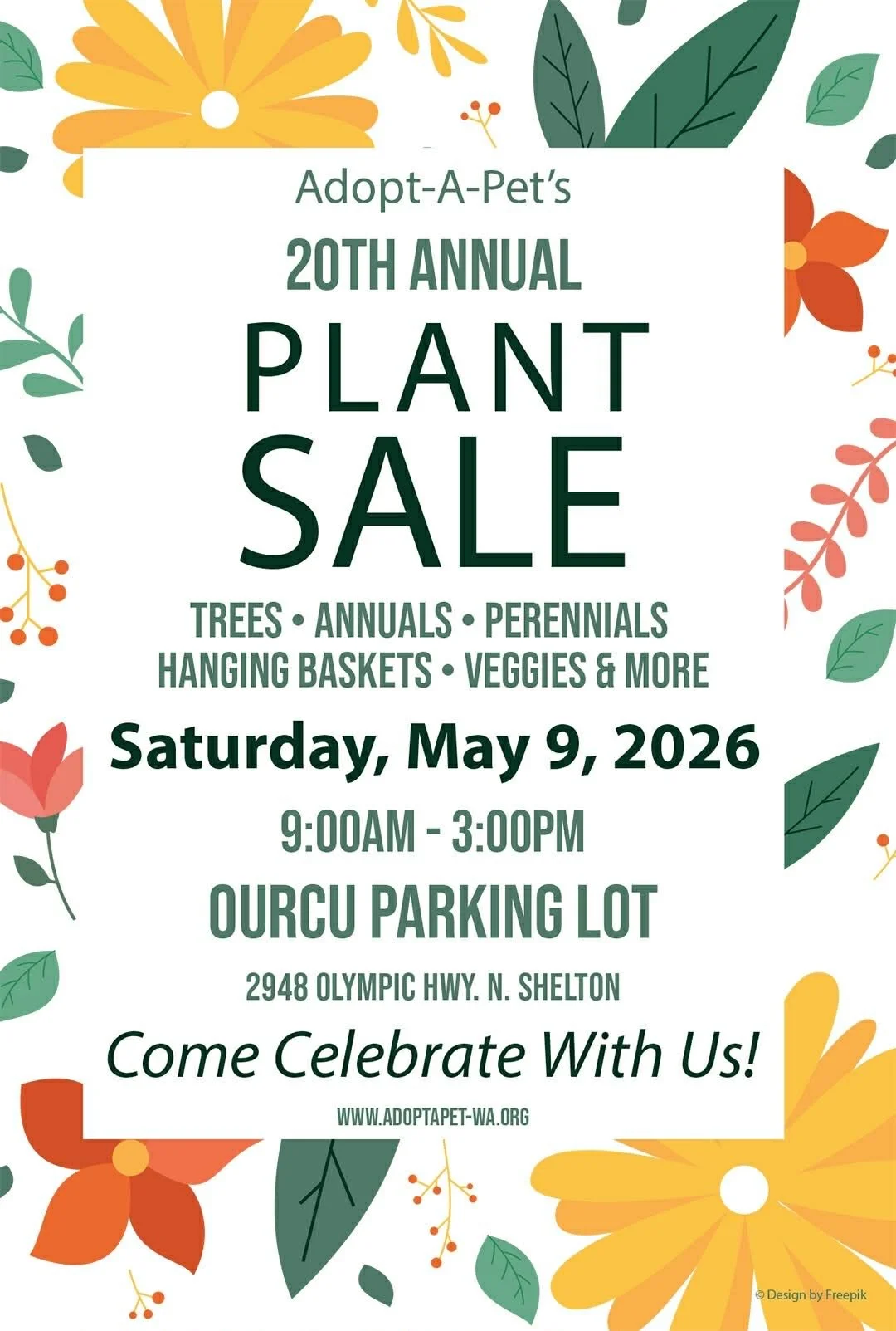 Adopt-A-Pet’s 20th Annual Plant Sale