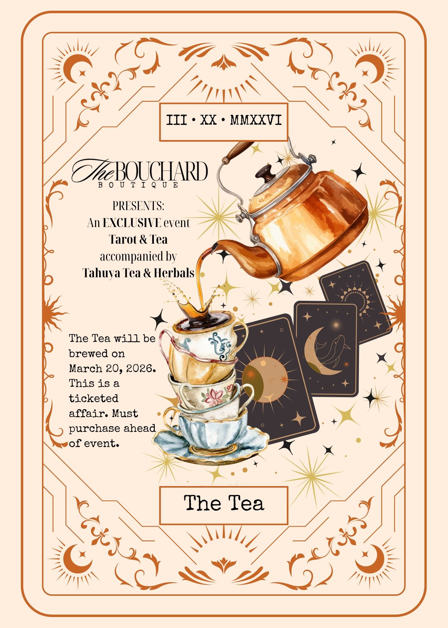 Tarot & Tea at The Bouchard Boutique