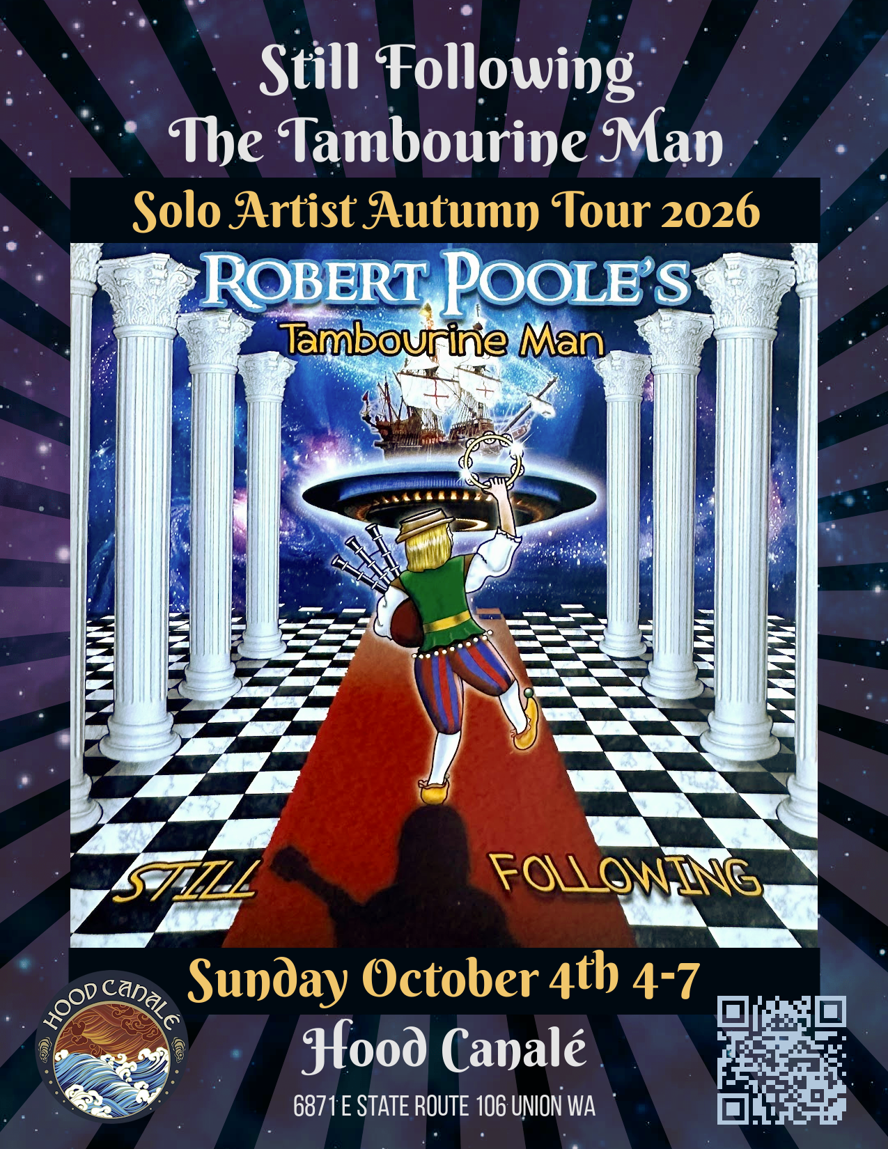 Still Following the Tambourine Man: Robert Poole Live at Hood Canalé