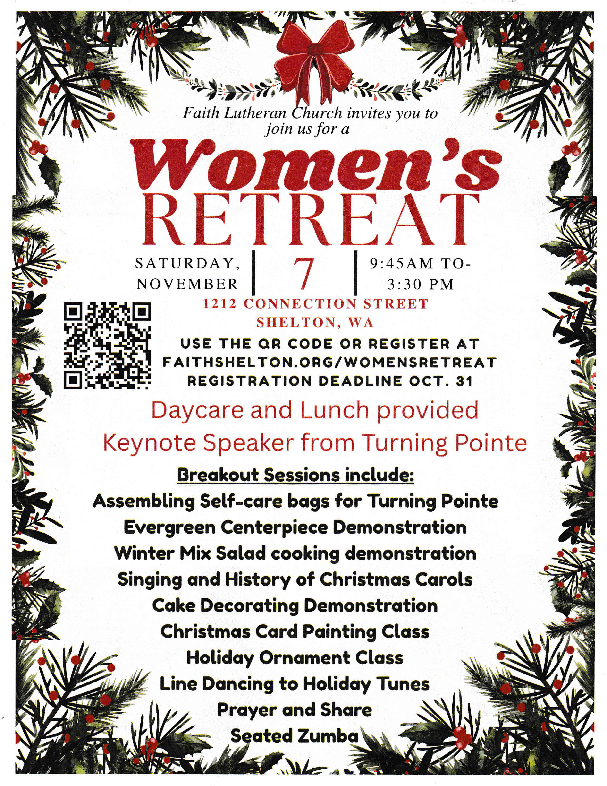 Women’s Retreat at Faith Lutheran Church