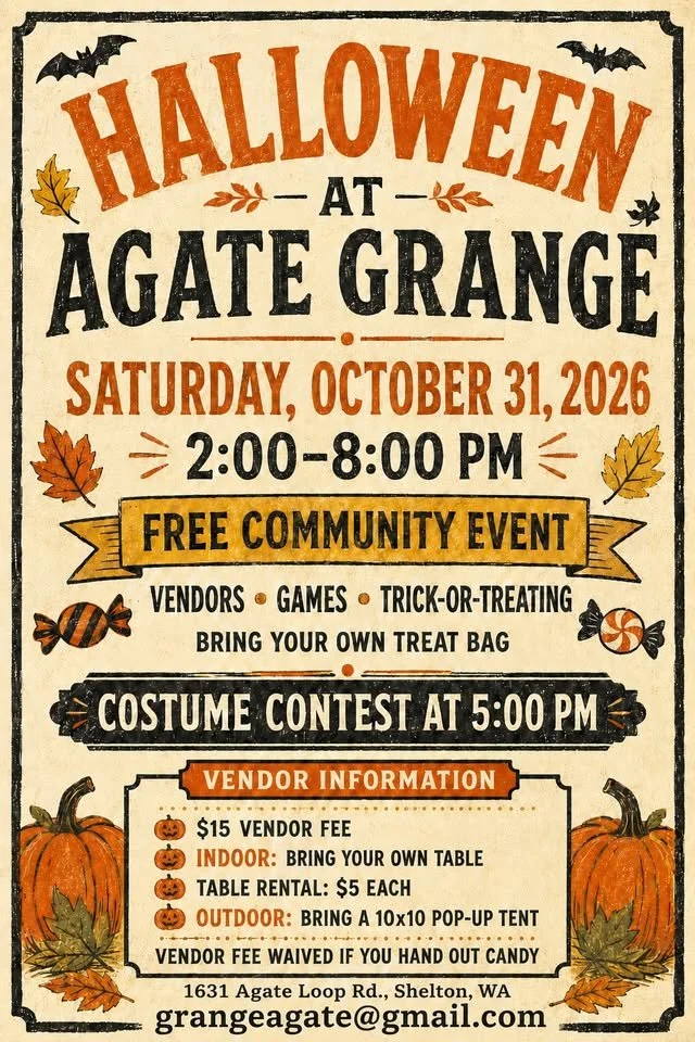 Halloween Trunk or Treat at Agate Grange