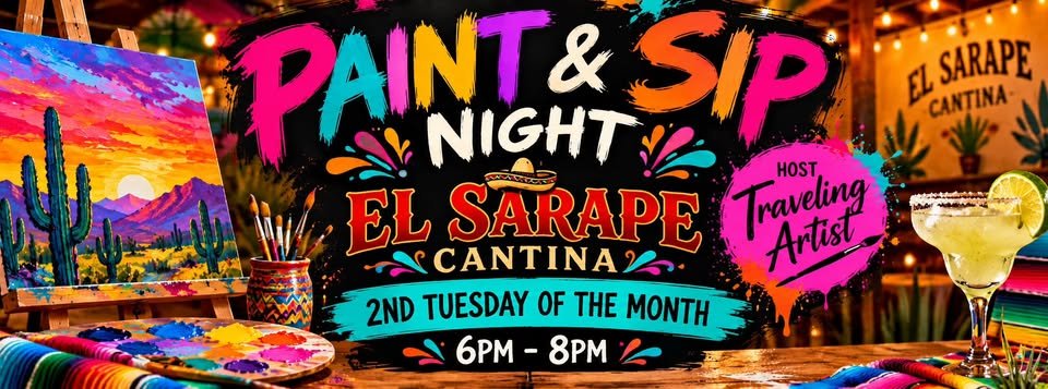 Paint and Sip with Host Traveling Artist