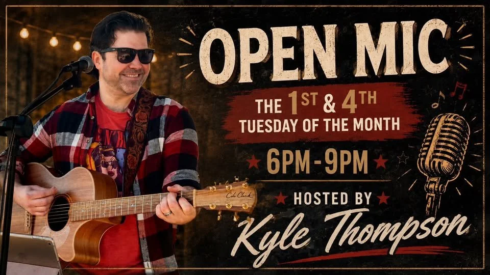 Open Mic- Host Kyle Thompson