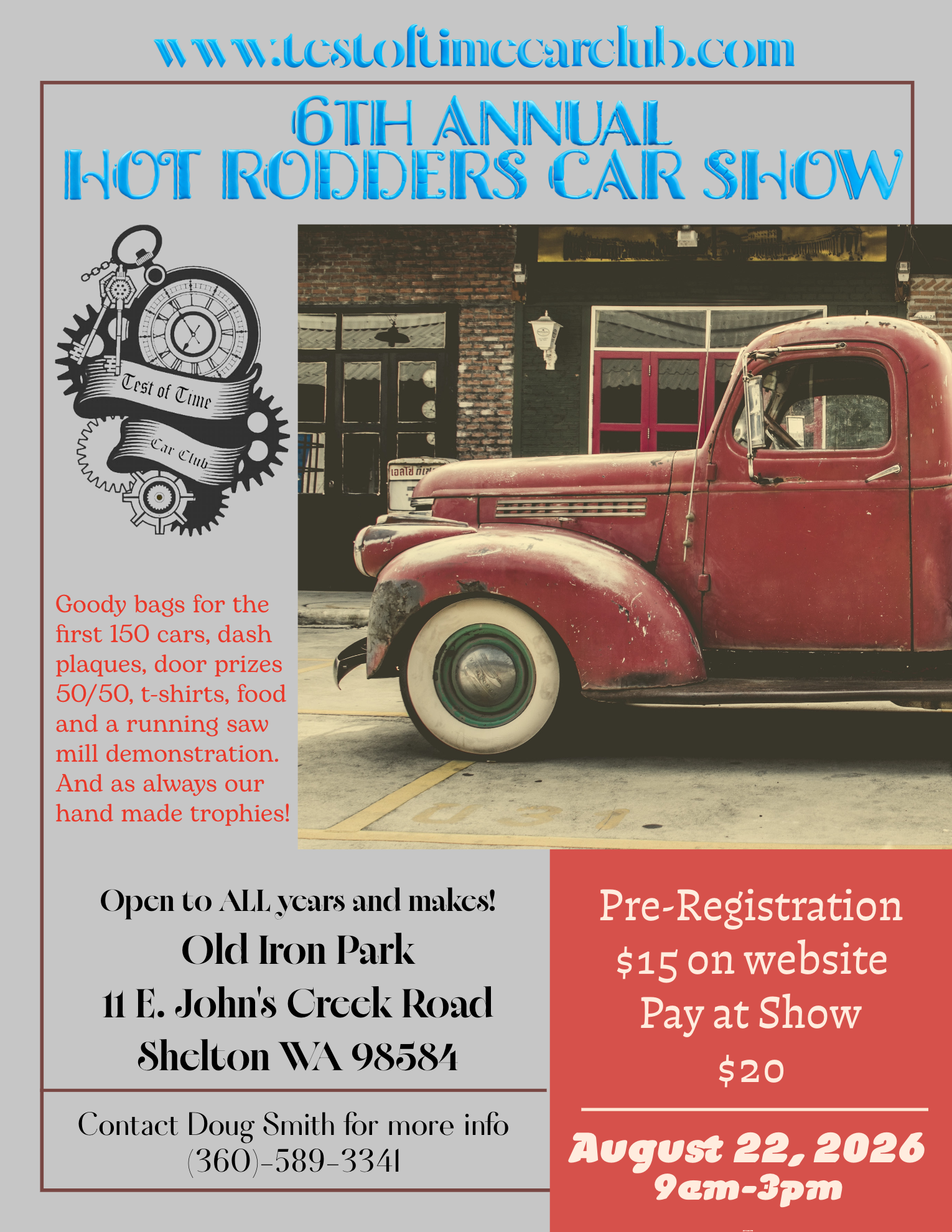 6th Annual Hot Rodder’s Car Show