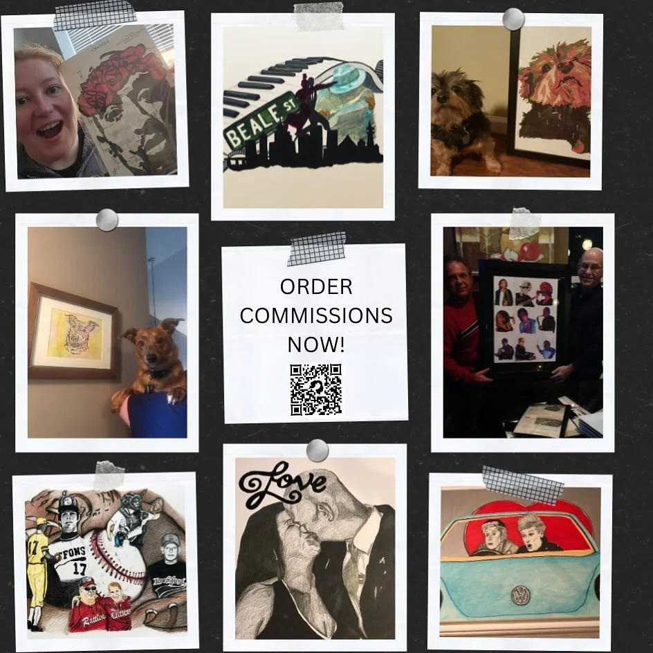 New week!!! Get your orders in for commissions in time for the holidays!!!! ✌🏼🧡