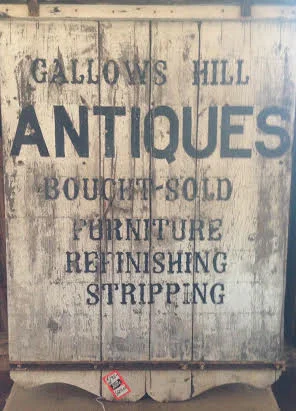 We love recycling beautiful antiques! Come see this sign revitalized!