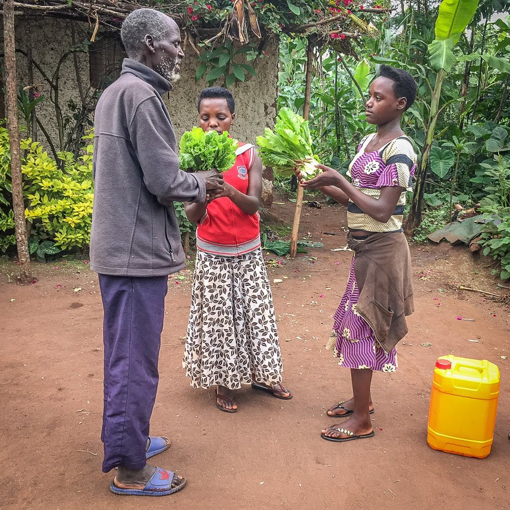 Delivering water and vegetables to the elderly.jpg