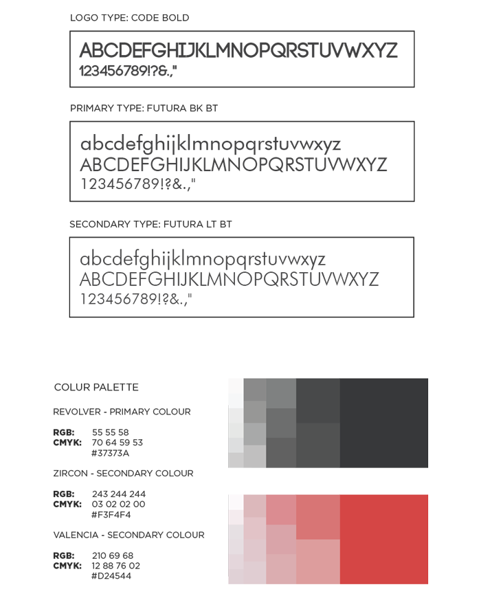 Typography and colour
