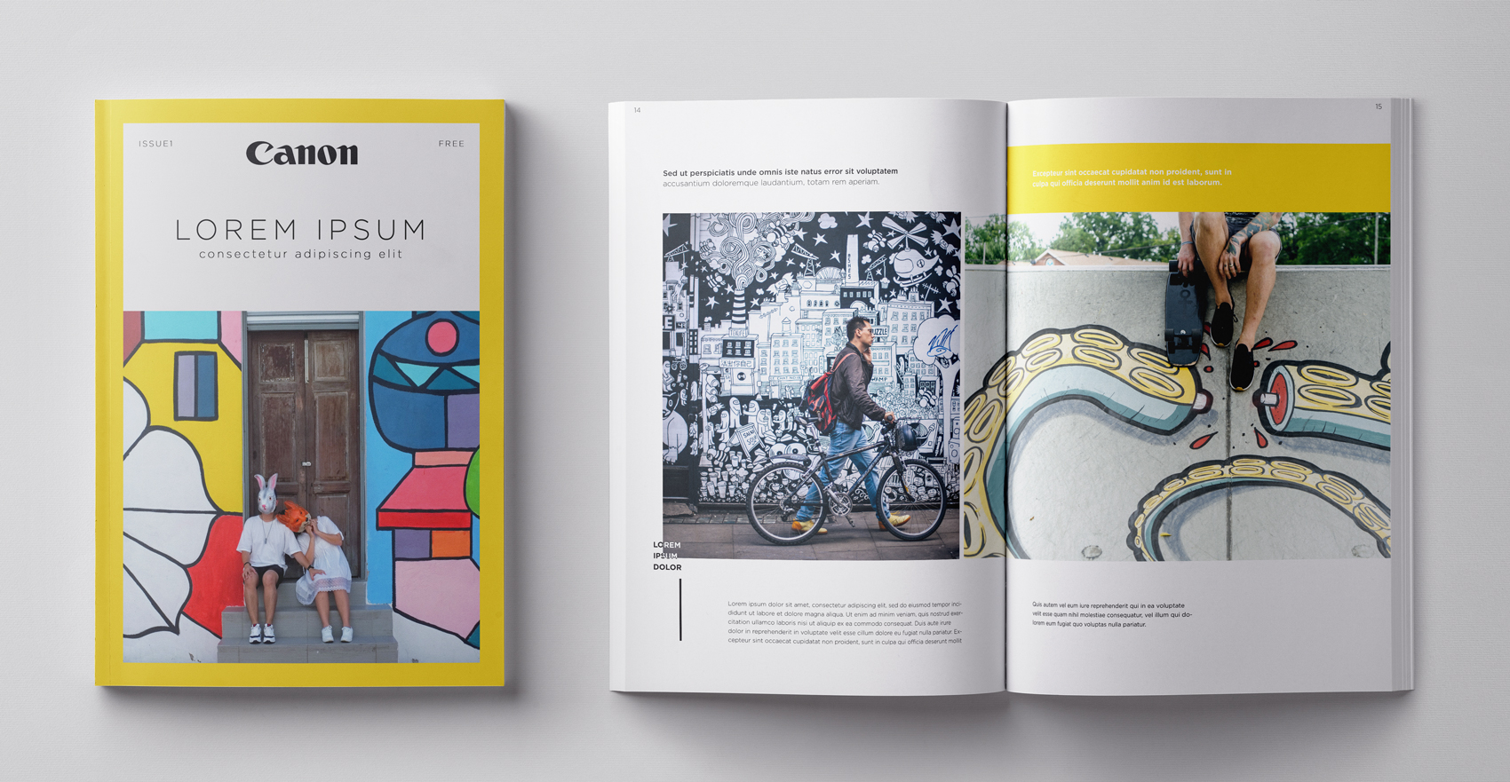 Canon Monthly Magazine; each month based on different themes and showcasing the work of photographers who use their products.