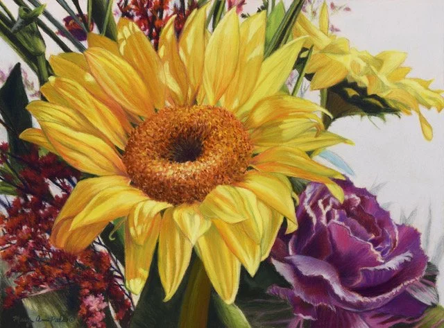 O'Keeffe Flowers Pastel Workshop