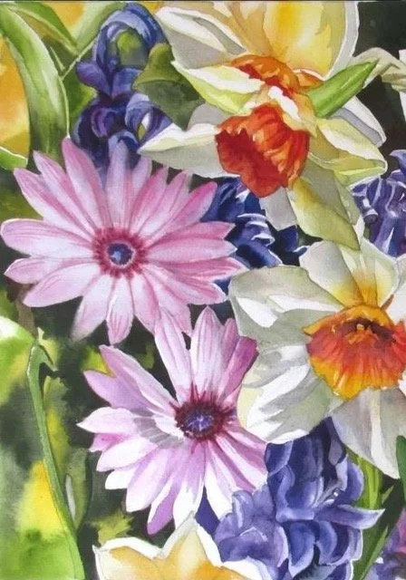 Spring Flowers in Watercolor — Pickle Street School Studio