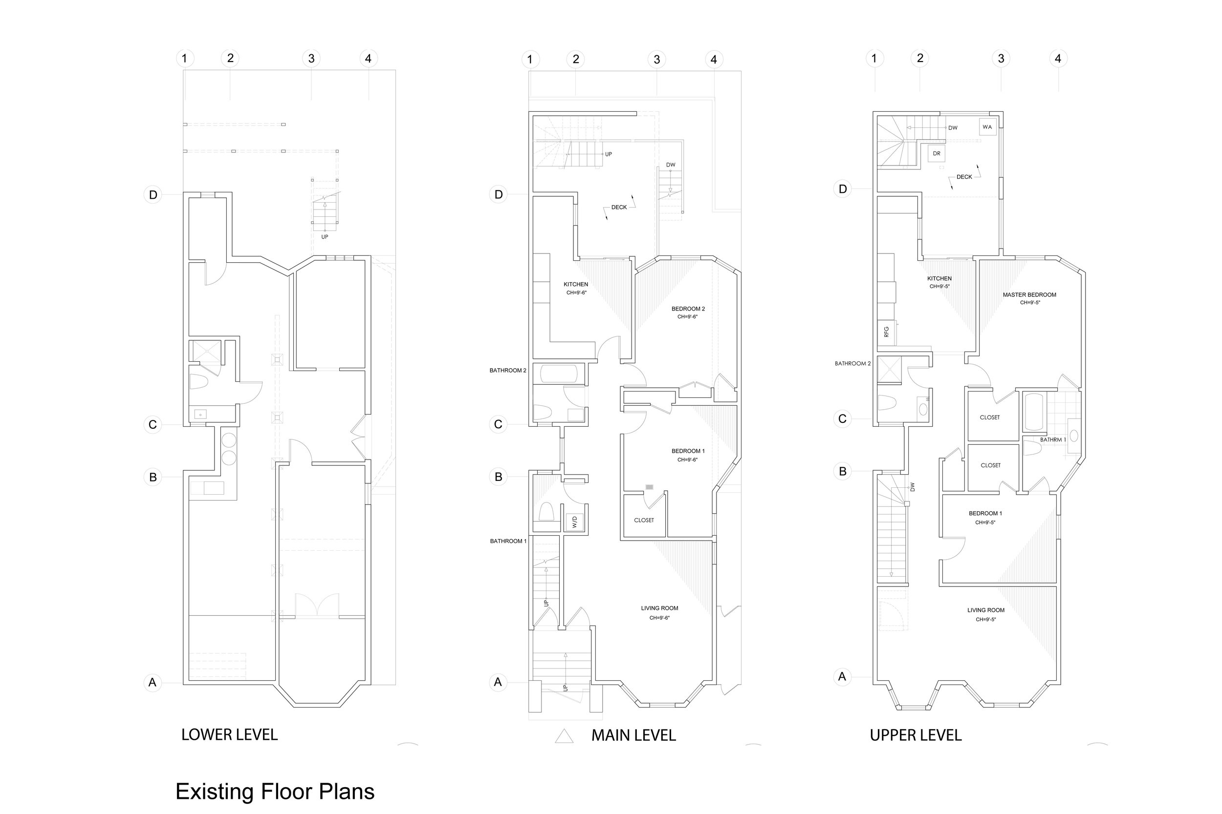 Existing Floor Plans
