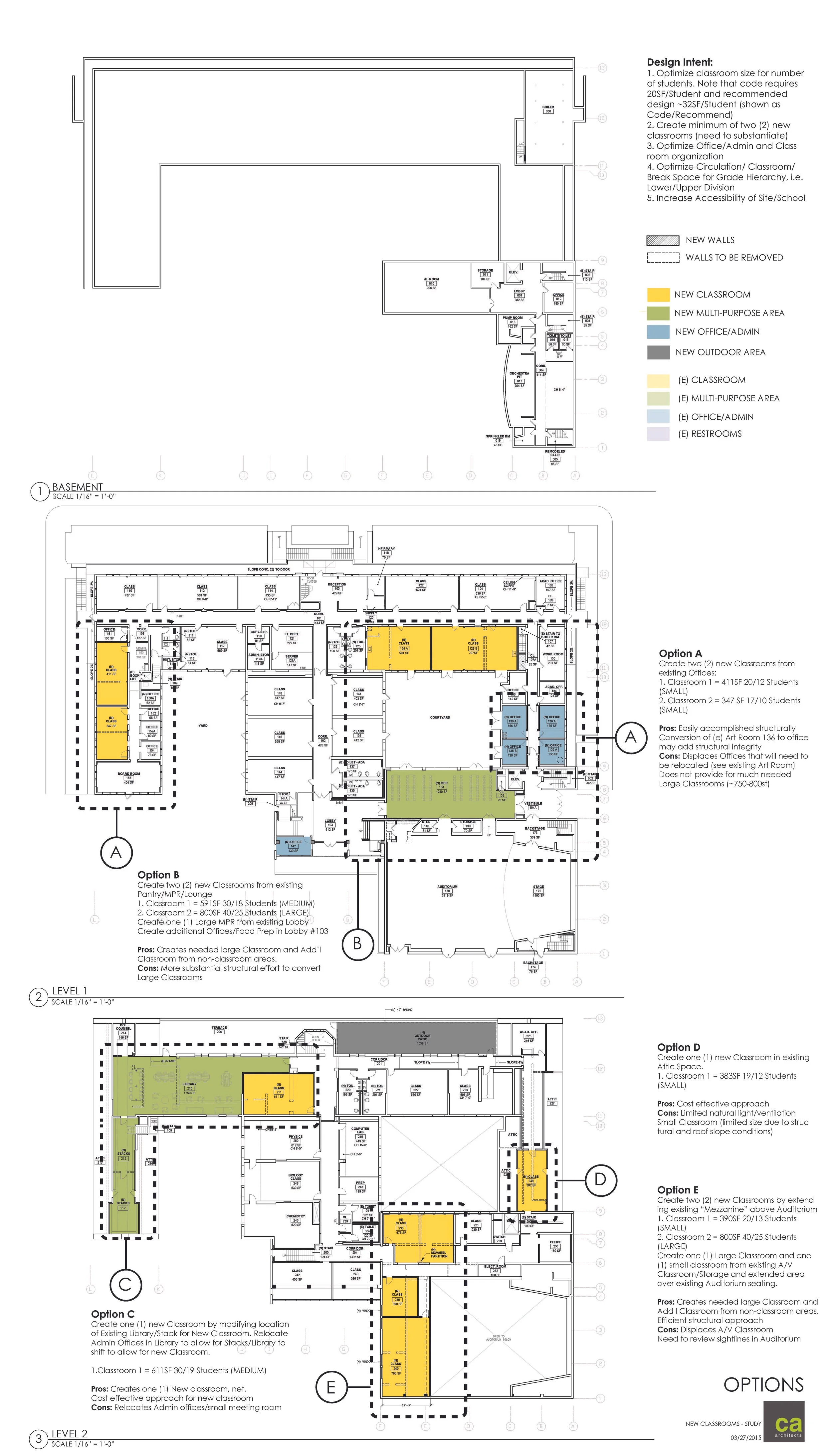 Floor Plans Options A