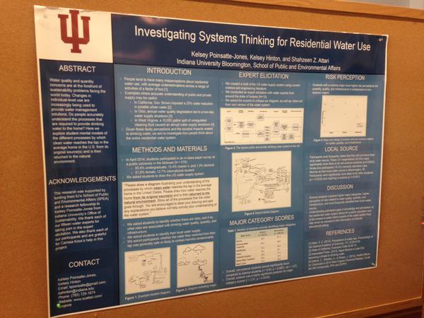 Kelsey Poinsatte-Jones and Kelsey Hinton present their poster