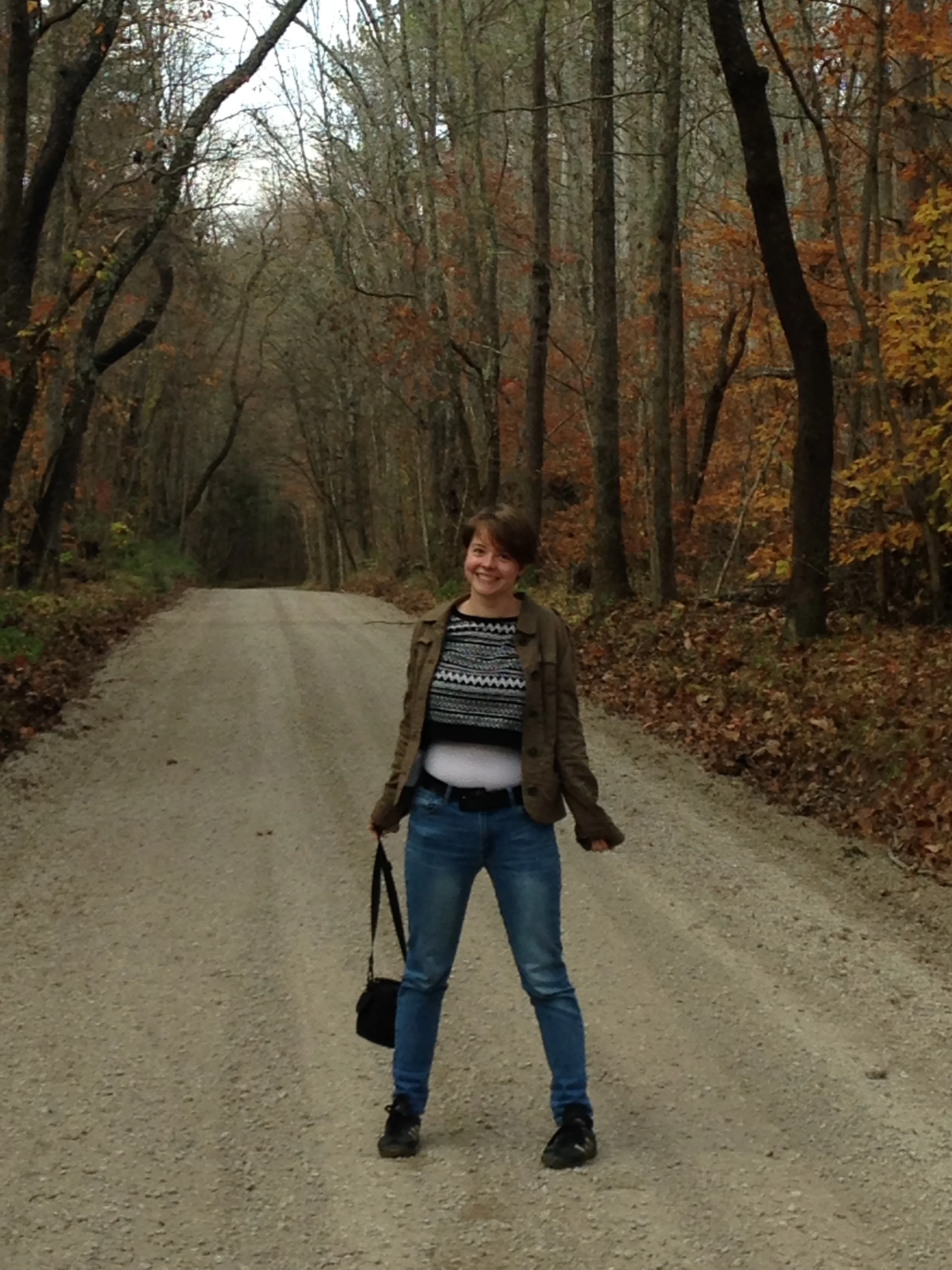 Hiking in Yellowwood - and striking a pose