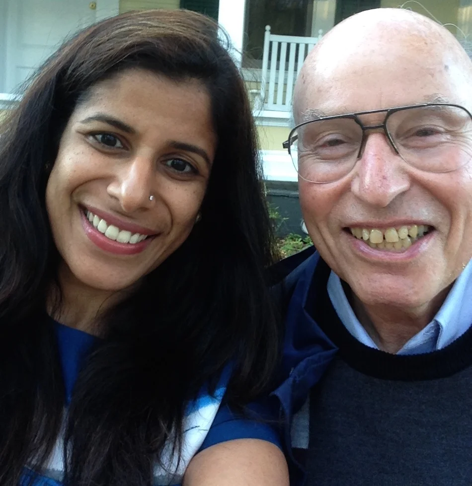 Shaz meeting her research hero - Paul Slovic